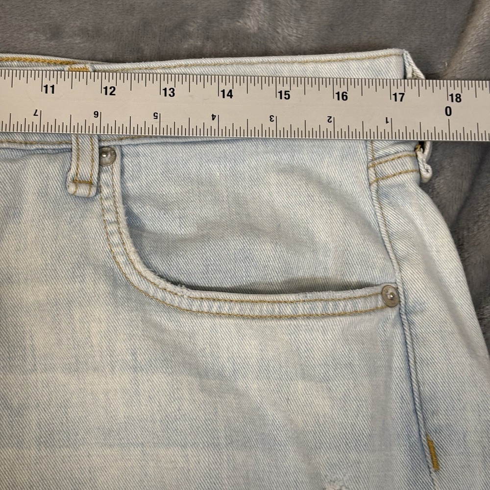 Rag & Bone Womens 31x27 Dre Low-Rise Slim Boyfriend Jeans Raw Hem Light Wash - Picture 4 of 9